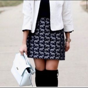 J Crew Zebra skirt